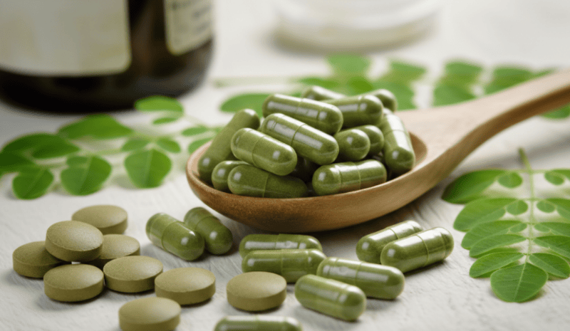 Moringa powder capsules, tablets, leaves custom B2B solutions by SoilSaga Naturals