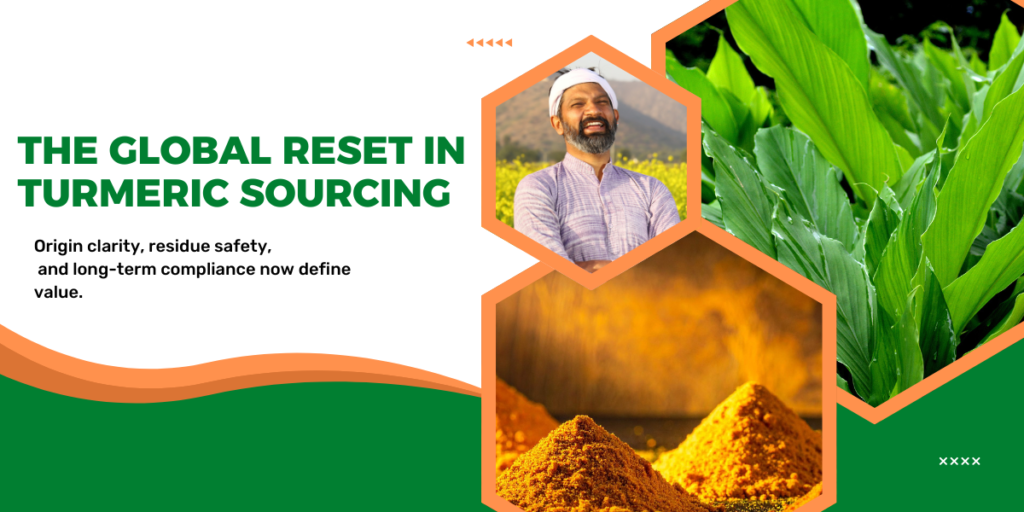 Farmer-led turmeric sourcing focused on origin clarity and compliance