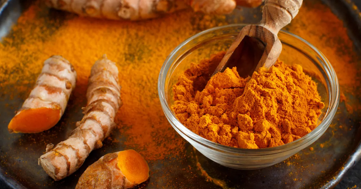Salem Turmeric Roots and Powder Bowl